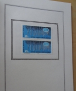 Argentinien Folder des Ministerium mit Marken