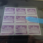 Berlin Michel 231 9er Block 1 Marke Punkt/Kreis neben dem Tor