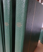 3 Lindner Binder hellgrün mit Aufdruck DDR