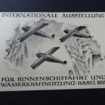 Schweiz Michel 179 Flugpost Basel-Schaffhausen 1926+AK