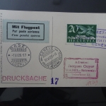 Schweiz Michel 213 Flugpost Bsael-Luzern 1926