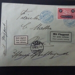 Schweiz Michel 183 Flugpost Mustermesse Basel-Bern 1924