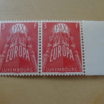 Luxemburg 573 waagrechtes Paar postfrisch Cept 1957