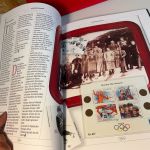 Norwegen Olympia Lillehammer 1994 Buch mit Marken