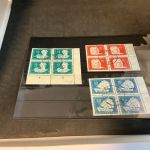 DDR Michel 256, 258+259 Viererblock gestempelt