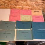 12 Auswahlhefte leer u.a. 6 Lindner