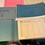 12 Auswahlhefte leer u.a. 6 Lindner