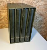 4 Lindner Binder Elegant mit Schuber olivgrün 18 Ring