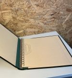 4 Lindner Binder Elegant mit Schuber olivgrün 18 Ring