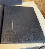 2 Kabe Klemmbinder Atlas blau mit Schuber