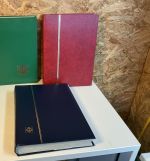 3 Einsteckbücher 60 Seiten in verschiedenen Farben