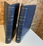2 Leuchtturm Klemmbinder blau
