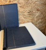 2 Leuchtturm Klemmbinder blau