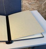 2 Leuchtturm Klemmbinder blau