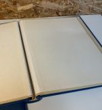 2 Kabe Klemmbinder hellblau Aufdruck Deutschland