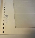 25 Stück Lindner T Blanko 5er 802505