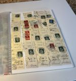 Schweiz 150 Paketkartenabschnitte mit sitzender Helvetia