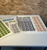 Schweiz Lot Bogenteile + Bogen gestempelt