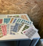 Schweiz Lot Bogenteile + Bogen gestempelt