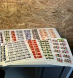 Schweiz Lot Bogenteile + Bogen gestempelt