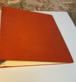 2 Schaubek Schraubdecken orange + Schuber weiß
