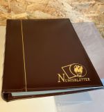 2 Dt. Post Numisblatt Alben mit 50 Hüllen + Schuber