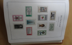 Bund 1968-1990 in Leuchtturm falzlos komplett