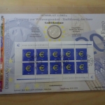 Bund Numisblatt 1/2002 Euro Einführung