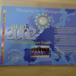 Bund Numisblatt 1/2002 Euro Einführung