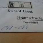 Österrich Michel 591-596 Baumeister auf Satzbrief