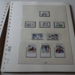 Bund 1983-1991 postfrisch + gestempelt in Lindner T komplett