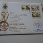 Vatikan Numisbrief 50. Priesterjubiläum 1996