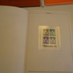 5 Belegmappen zur Philatelia 1981-84 + 1989