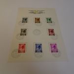Belgien Michel 457-464 FDC auf Gedenkblatt