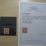 Jugoslawien 98 DD Druckprobe Attest Zrinjscak