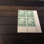 Bund Michel 265 Eckrand Viererblock FN4 postfrisch