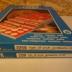 2 Lindner Münzboxen Art. 2209 für 10 Münzen 10DM,