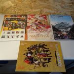 Japan 4 Folder Nagoga mit selbstklebenden Marken
