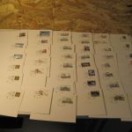 Grönland 250 Blankokarten mit FDC / Sonderstempel