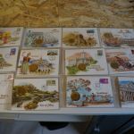 4 Alben Münzbriefe aus Aller Welt