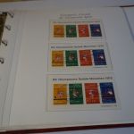 Bund Block 8 mit 54 Sonderstempeln in Ringbinder