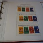 Bund Block 8 mit 54 Sonderstempeln in Ringbinder