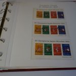 Bund Block 8 mit 54 Sonderstempeln in Ringbinder