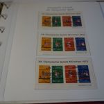 Bund Block 8 mit 54 Sonderstempeln in Ringbinder