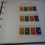 Bund Block 8 mit 54 Sonderstempeln in Ringbinder