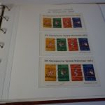Bund Block 8 mit 54 Sonderstempeln in Ringbinder