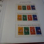 Bund Block 8 mit 54 Sonderstempeln in Ringbinder