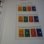 Bund Block 8 mit 54 Sonderstempeln in Ringbinder
