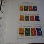 Bund Block 8 mit 54 Sonderstempeln in Ringbinder
