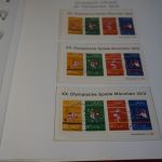 Bund Block 8 mit 54 Sonderstempeln in Ringbinder